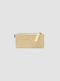 JULIET 103 - Ivory Woven Leather Card Holder