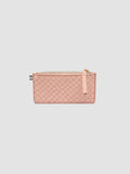 JULIET 103 - Rose Woven Leather Card Holder