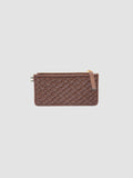 JULIET 103 - Brown Woven Leather Card Holder