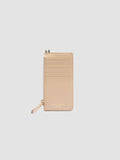 JULIET 103 - Beige Woven Leather Card Holder