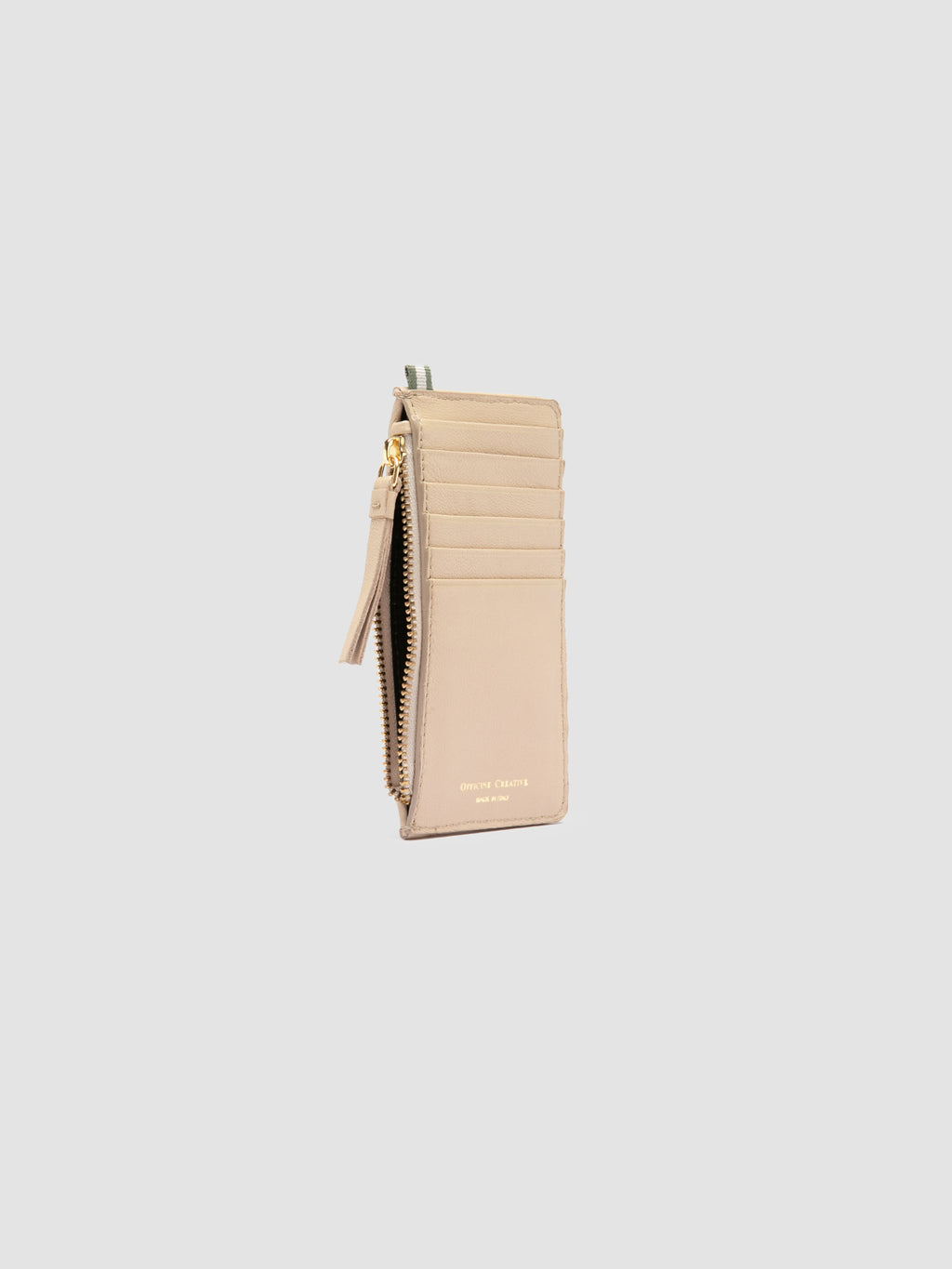 JULIET 103 - Beige Woven Leather Card Holder