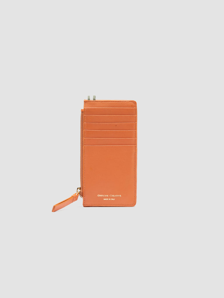 JULIET 103 - Orange Woven Leather Card Holder