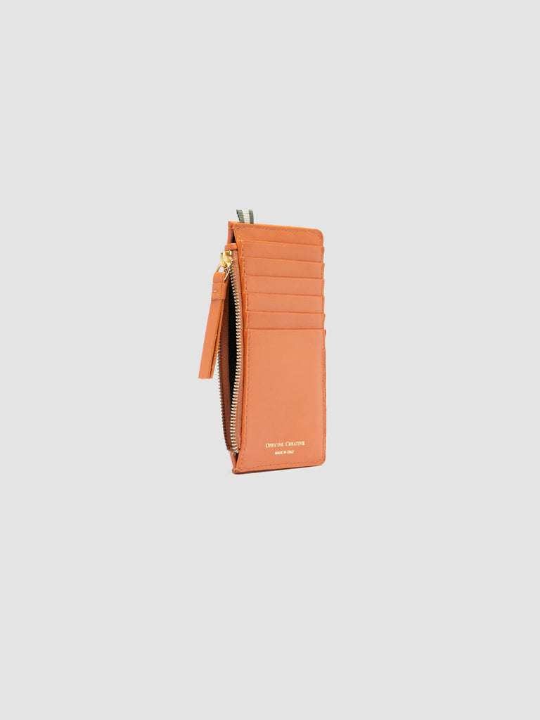 JULIET 103 - Orange Woven Leather Card Holder