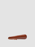SMALL SHOEHORN - Brown Leather Shoe Horn - thumb image 4,side view