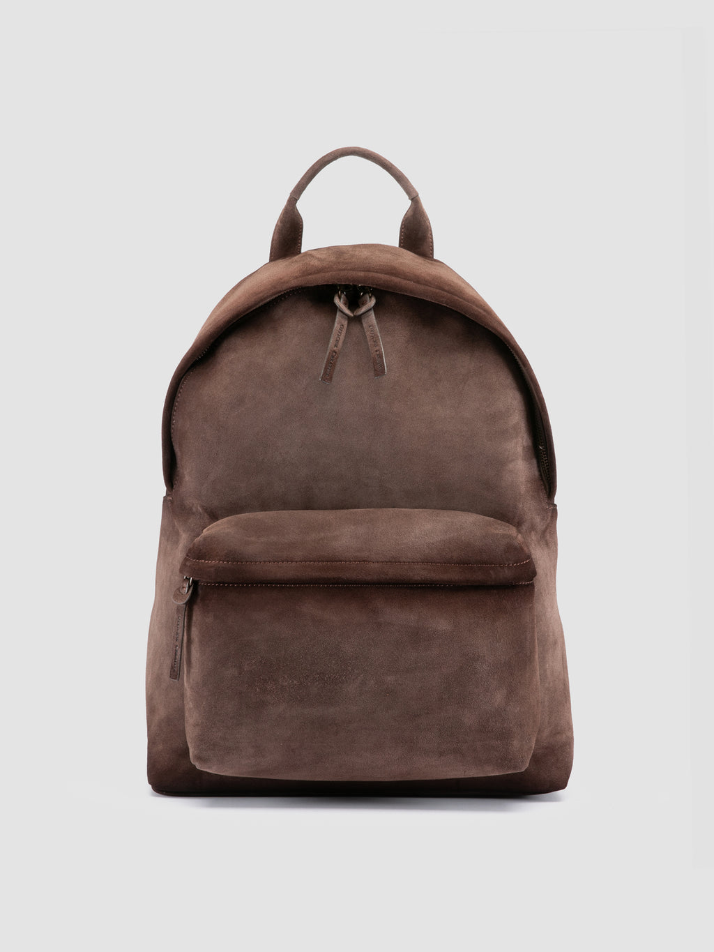 OC PACK 001 - Taupe Suede Backpack - image 1,side view