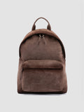 OC PACK 001 - Taupe Suede Backpack - thumb image 1,side view