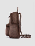 OC PACK 001 - Taupe Suede Backpack - thumb image 5,side view
