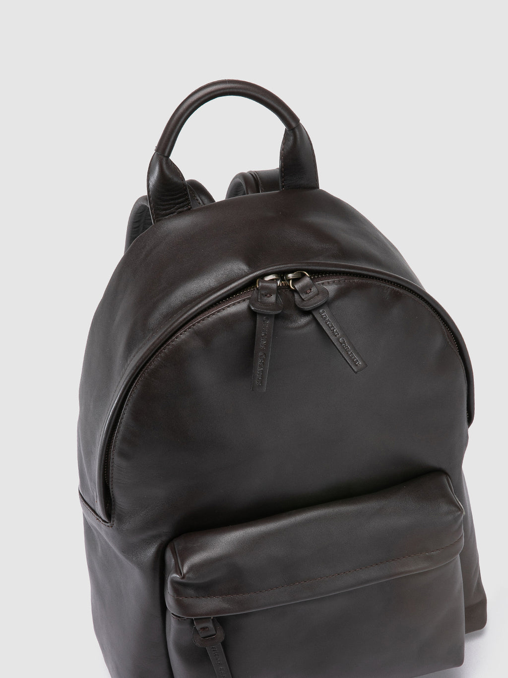 OC PACK 002 - Brown Leather Backpack