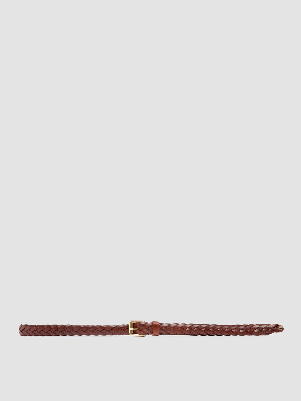 OC STRIP 064 - Brown Woven Leather Belt Officine Creative - 1