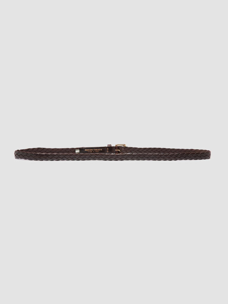 OC STRIP 064 - Brown Woven Leather Belt