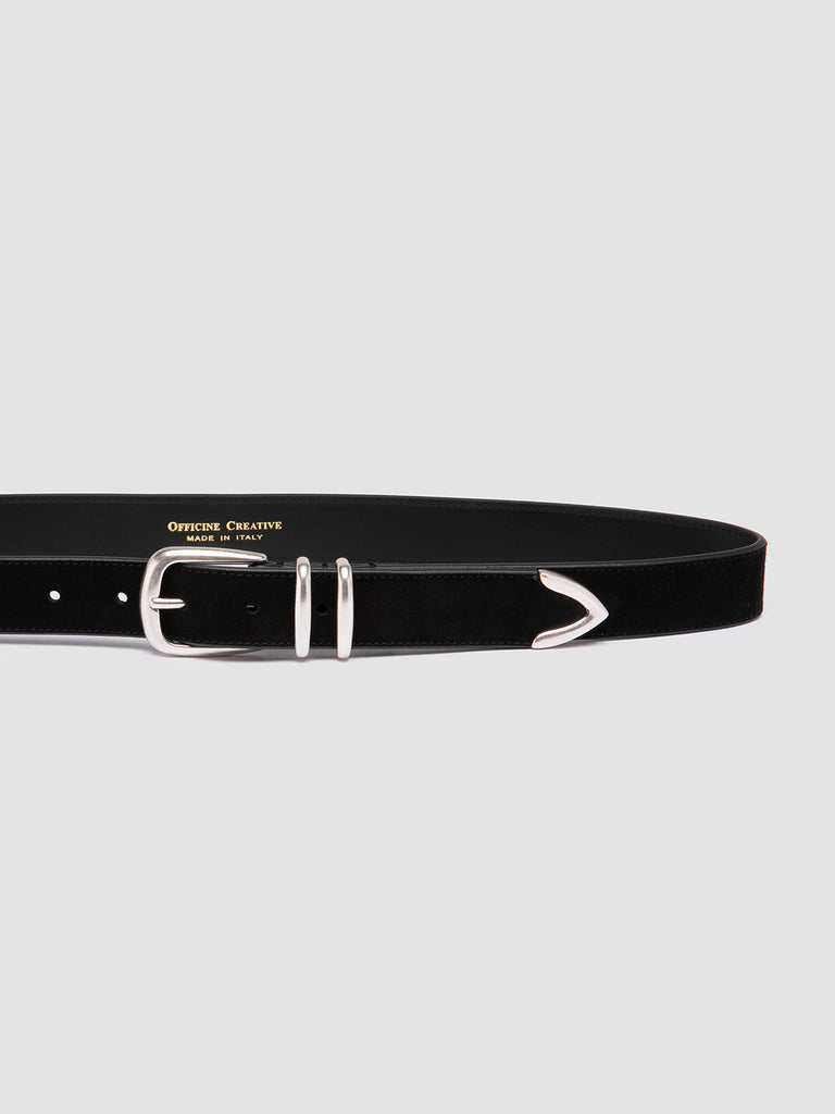 OC STRIP 074 - Black Suede Belt Officine Creative - 4