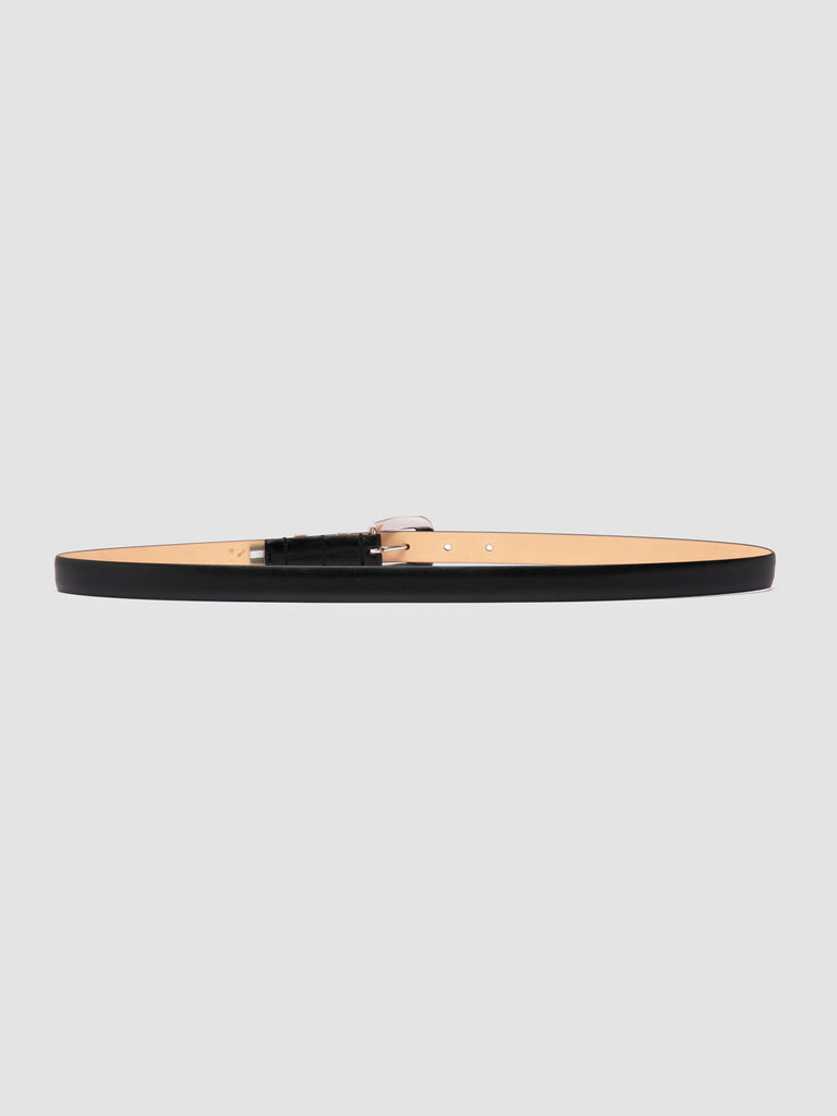 OC STRIP 091 - Black Leather Belt Officine Creative - 3