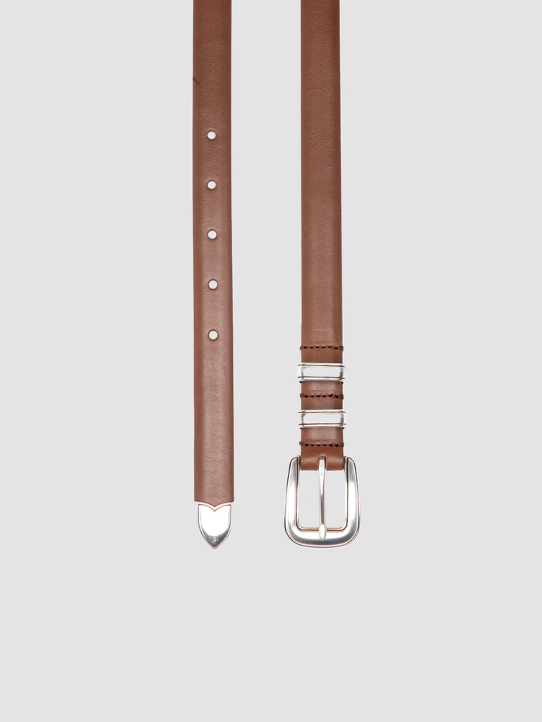 OC STRIP 091 - Brown Leather Belt Officine Creative - 2
