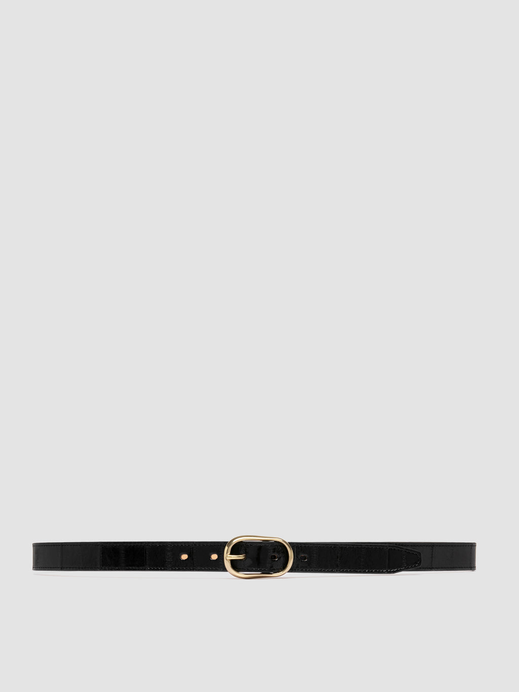 OC STRIP 099 - Black Leather Belt Officine Creative - 1