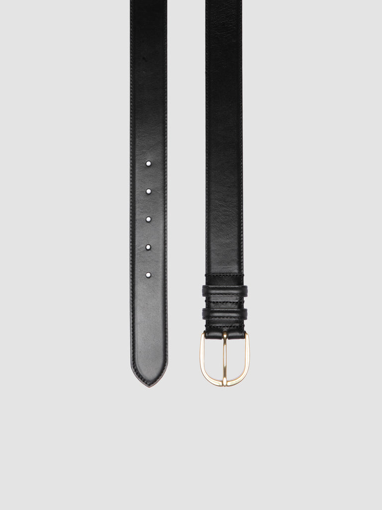 OC STRIP 105 - Black Leather Belt