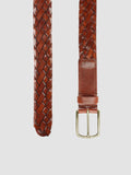 OC STRIP 21 - Tan Woven Leather Belt