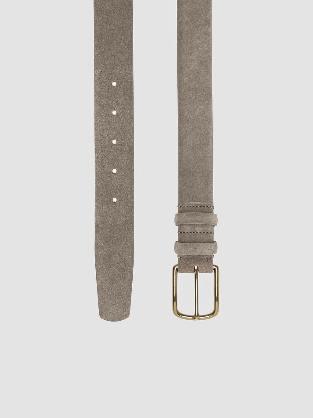 OC STRIP 33 - Grey Suede belt - image 2,side view