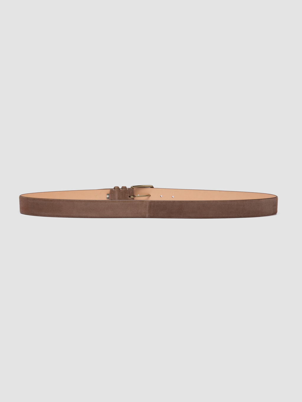 OC STRIP 33 - Taupe Suede Belt - image 3,side view