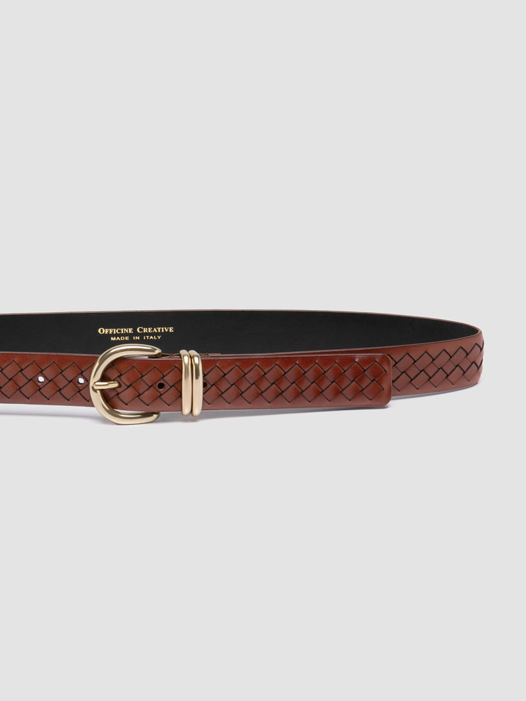 OC STRIP 46 - Brown Leather Belt Officine Creative - 4