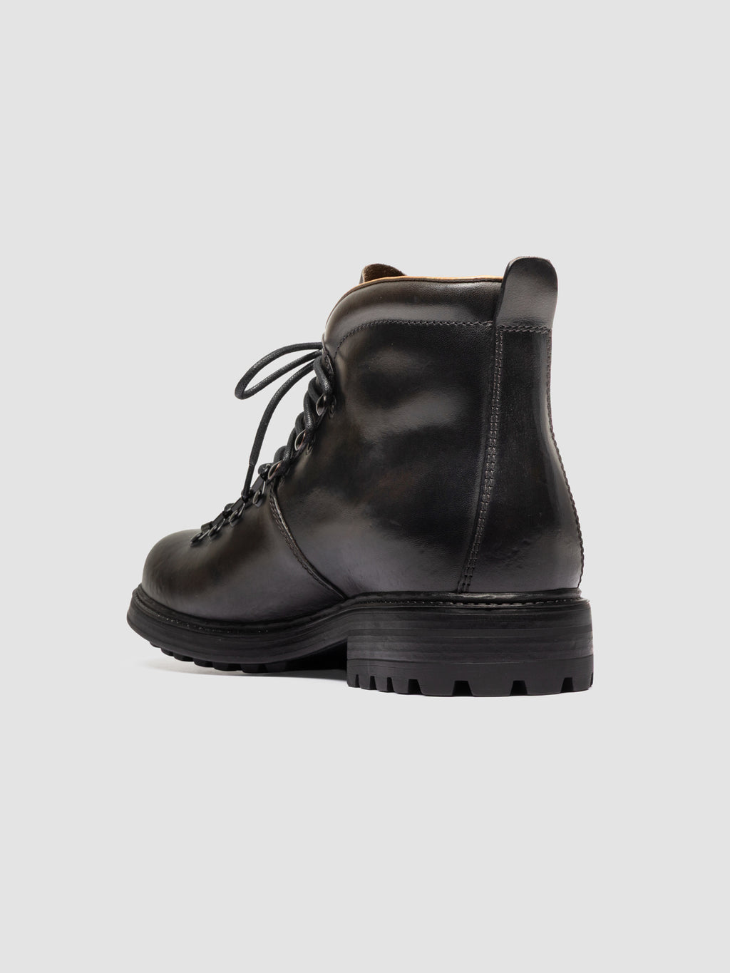 3164 07 - Graue Schnürstiefel aus Leder - image 4,side view