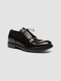 ACADEMIA 001 - Scarpe Derby in Pelle Marrone - thumb image 3,side view
