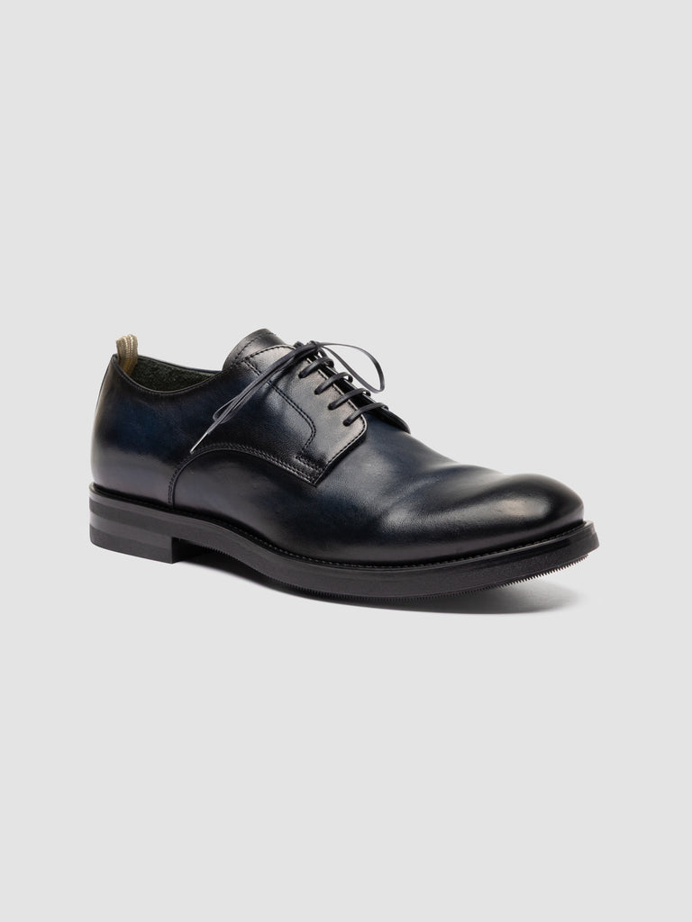 ACADEMIA 001 - Scarpe Derby in Pelle Blu