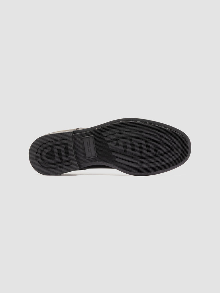 ACADEMIA 001 - Scarpe Derby in Pelle Nera