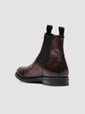 ACADEMIA 002 - Stivaletti Chelsea in Pelle Bordeaux - thumb image 4,side view