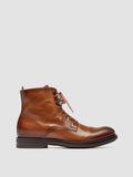 ACADEMIA 003 - Stivali Stringati in Pelle Marrone - thumb image 1,side view
