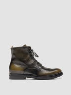 ACADEMIA 003 - Stivali Stringati in Pelle Nera