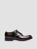 ADMIRAL 013 - Burgunderrote Derby-Schuhe aus Leder - thumb image 1,side view