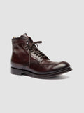ADMIRAL 014 - Stivali Stringati in Pelle Bordeaux - thumb image 3,side view