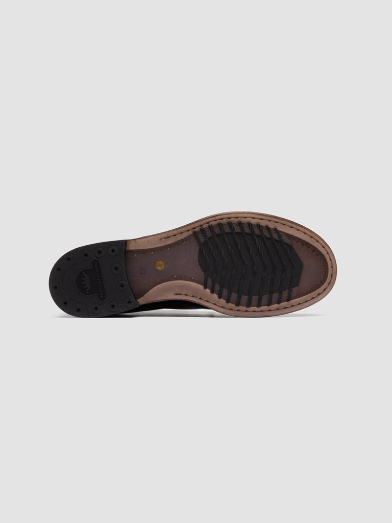 ADMIRAL 014 - Braune Schnürstiefel aus Leder