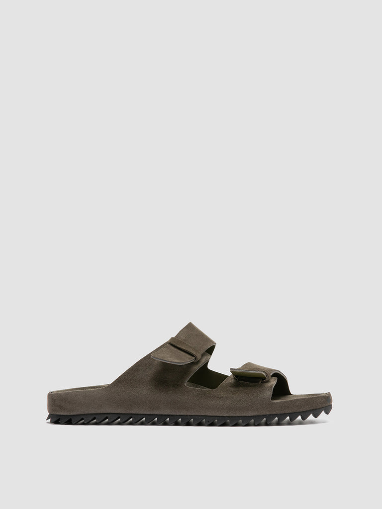 AGORA’ 002 - Green Suede Sandals