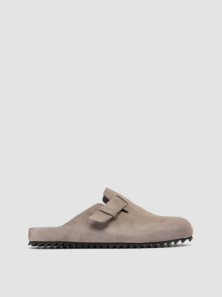 AGORÀ 004 - Grey Suede Sandal