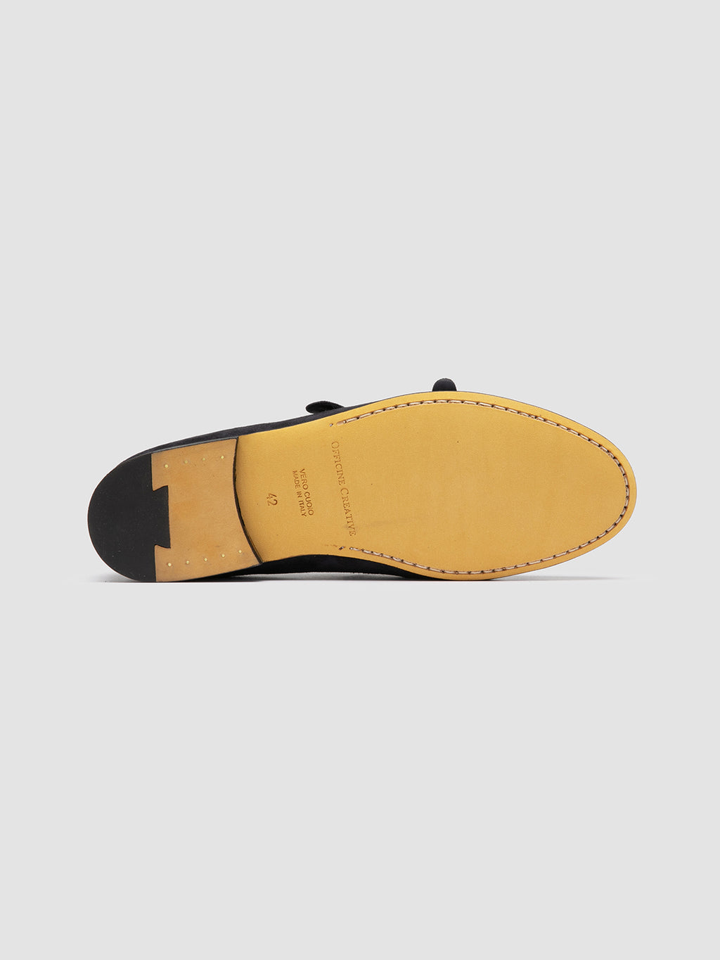 AIRTO 010 - Blue Suede Monk Loafers - image 5,side view
