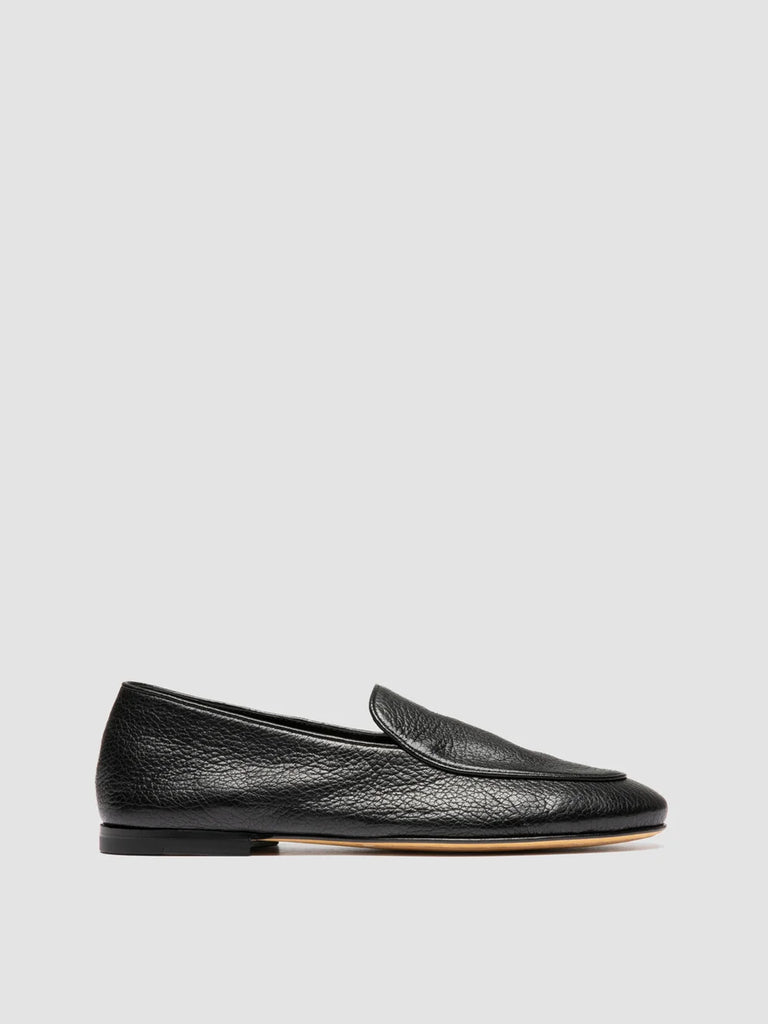 AIRTO 018 Black Leather Loafers