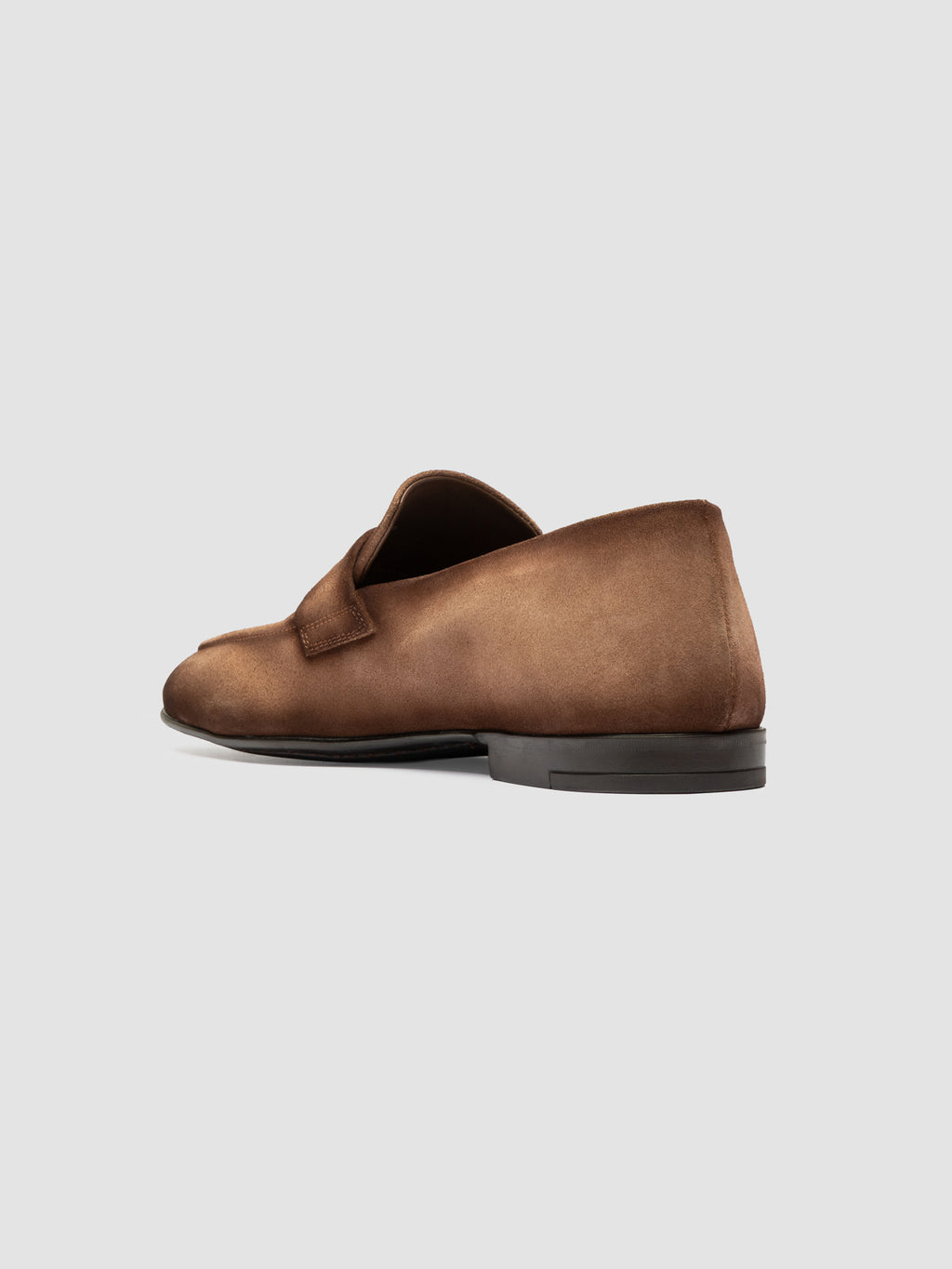 AIRTO RUBBER 001 - Brown Leather Penny Loafers - image 4,side view