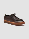 AMBRIE 003 - Brown Leather Derby shoes - thumb image 3,side view