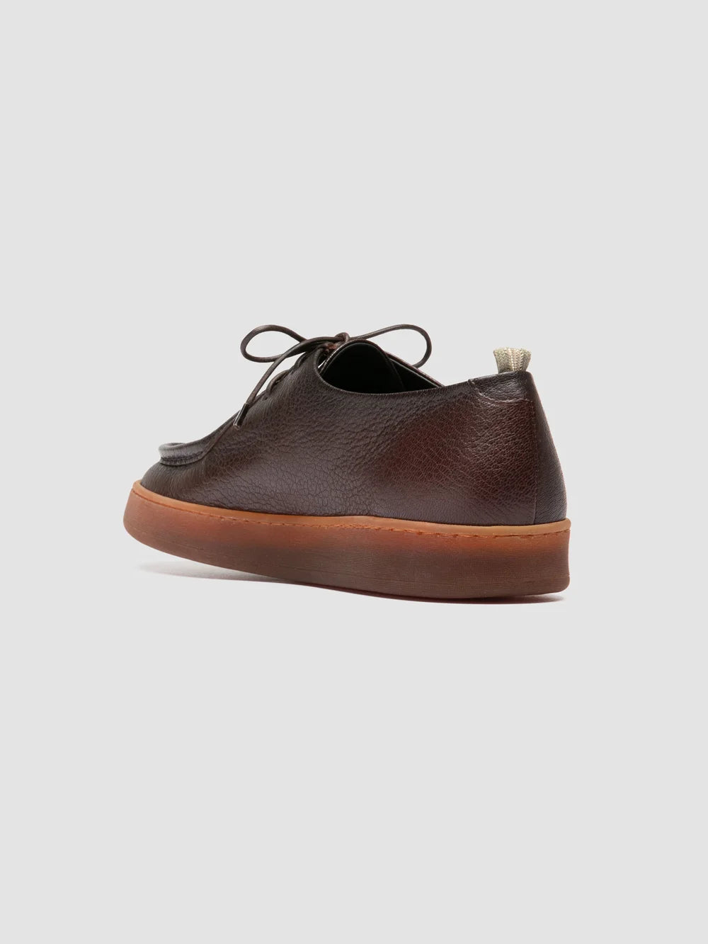 AMBRIE 003 - Brown Leather Derby shoes - image 4,side view