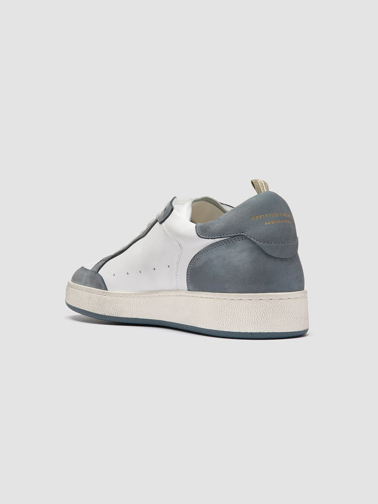 THE ANSWER 001 - White Leather and Suede Sneakers
