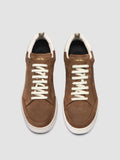 THE ANSWER 002 - Braune Sneakers aus Leder und Wildleder - thumb image 2,side view