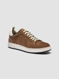 THE ANSWER 002 - Braune Sneakers aus Leder und Wildleder - thumb image 3,side view