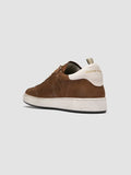THE ANSWER 002 - Braune Sneakers aus Leder und Wildleder - thumb image 4,side view
