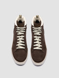 THE ANSWER 004 - Braune Sneakers aus Leder und Wildleder - thumb image 2,side view