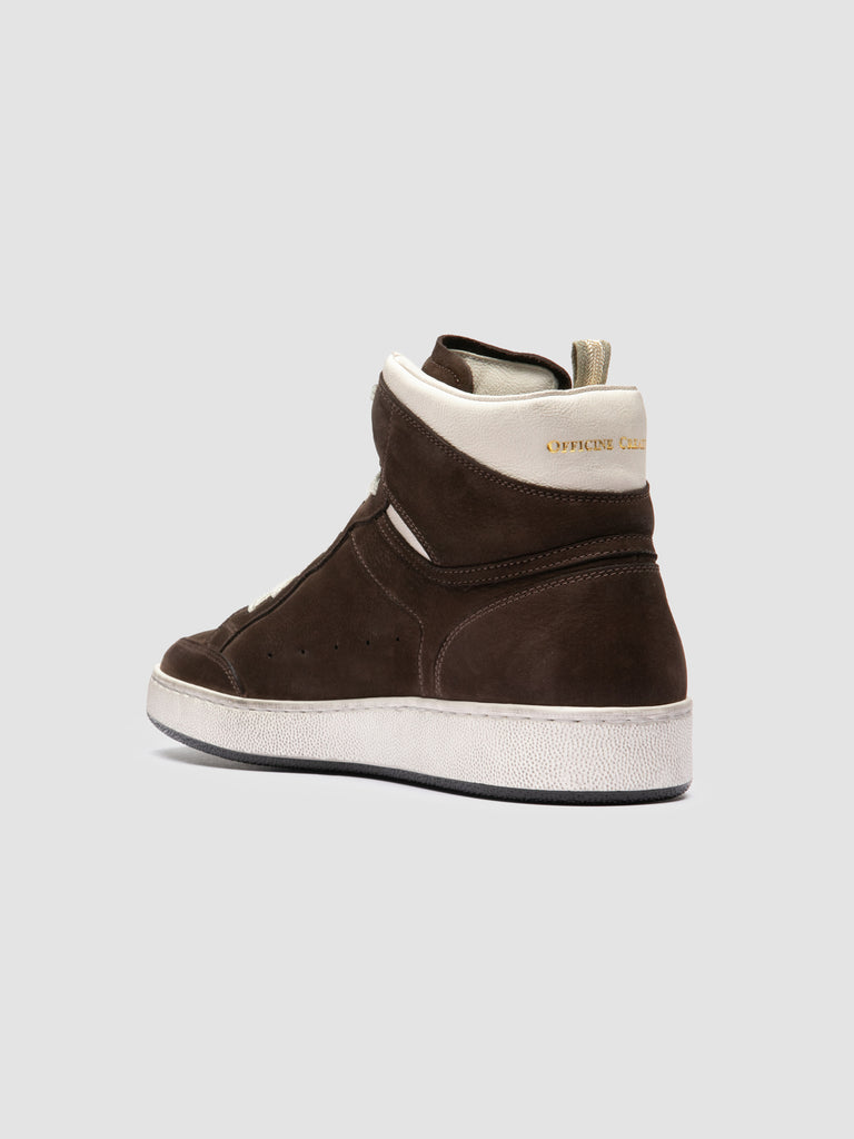 THE ANSWER 004 - Brown Leather and Suede Sneakers