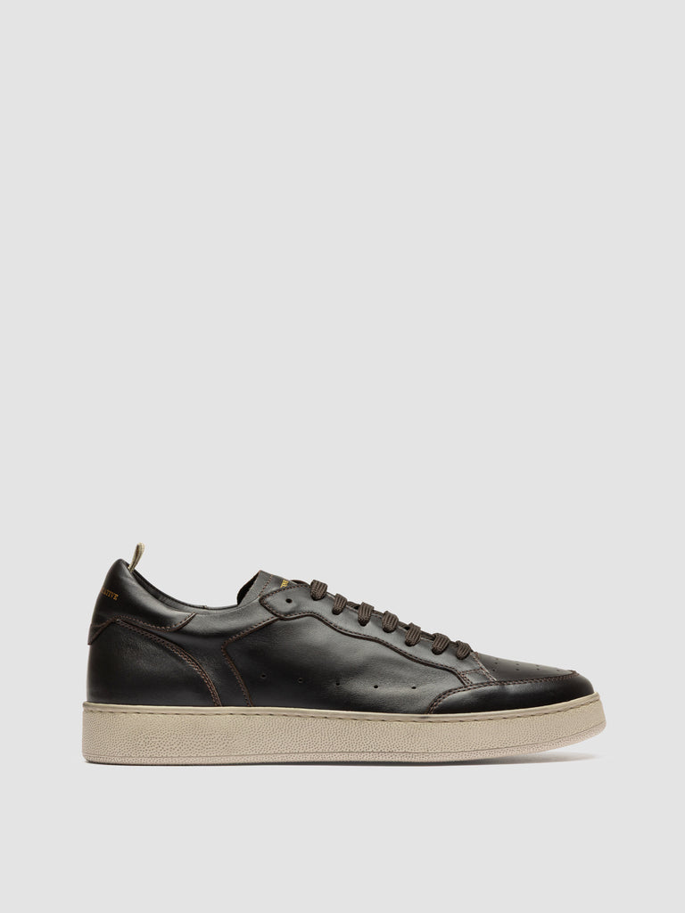 THE ANSWER 005 - Brown Leather Sneakers