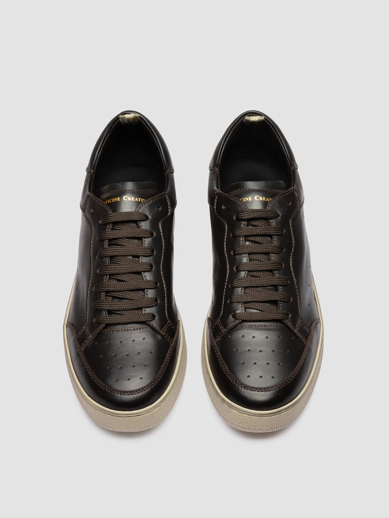 THE ANSWER 005 - Brown Leather Sneakers
