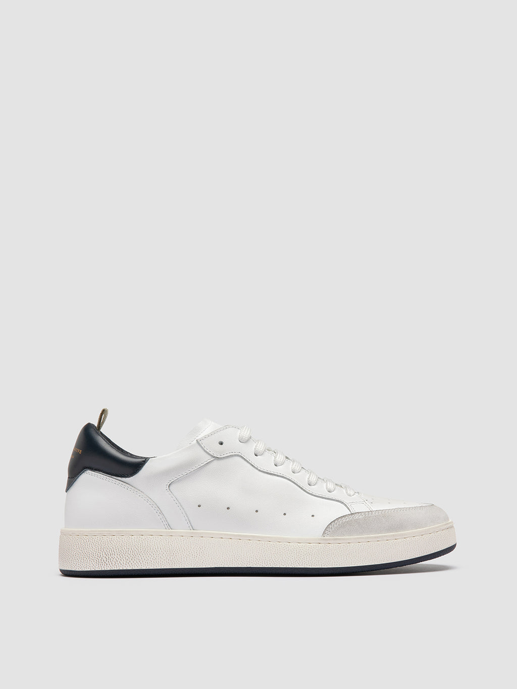 THE ANSWER 007 - White Leather and Suede Sneakers