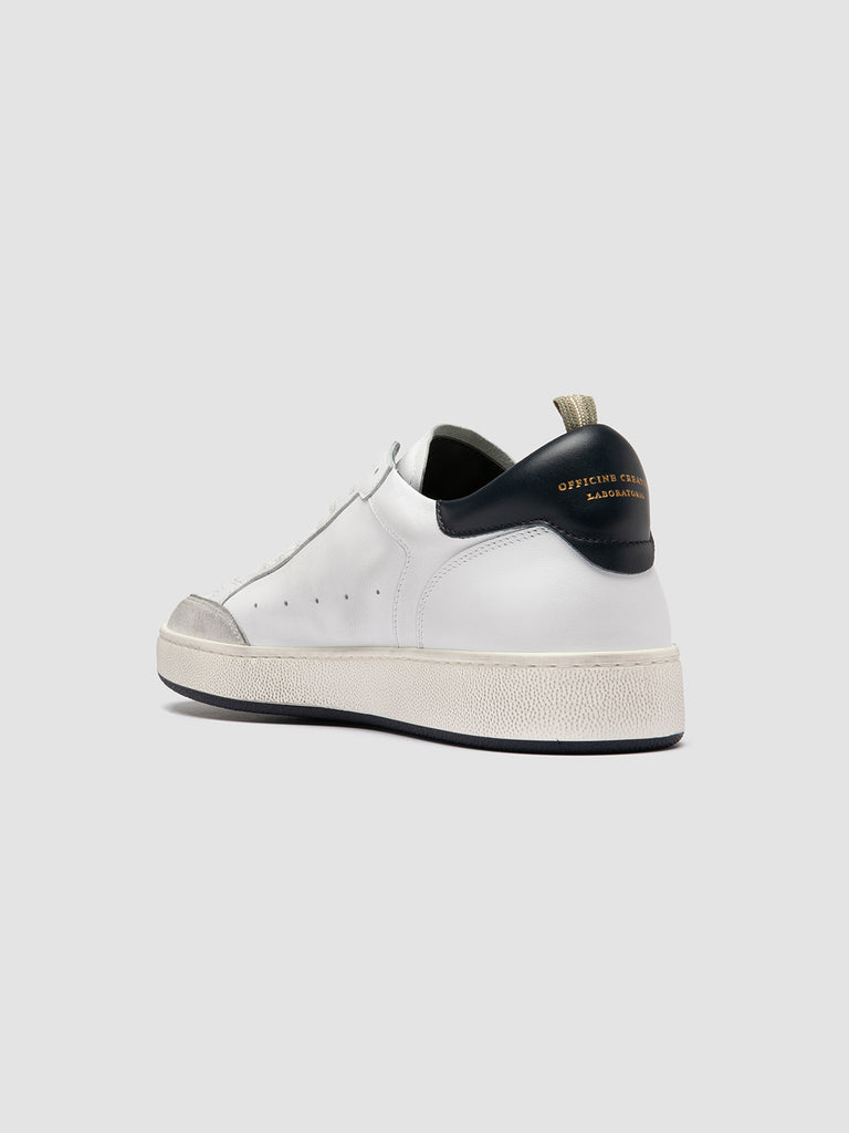 THE ANSWER 007 - White Leather and Suede Sneakers